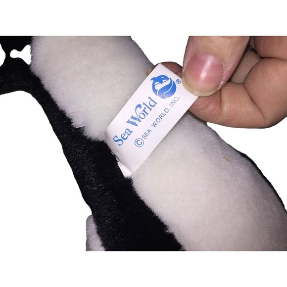 Orca Whale Sea World Collectible Plush - 17" Amusement park Souvenir - Picture 7 of 11